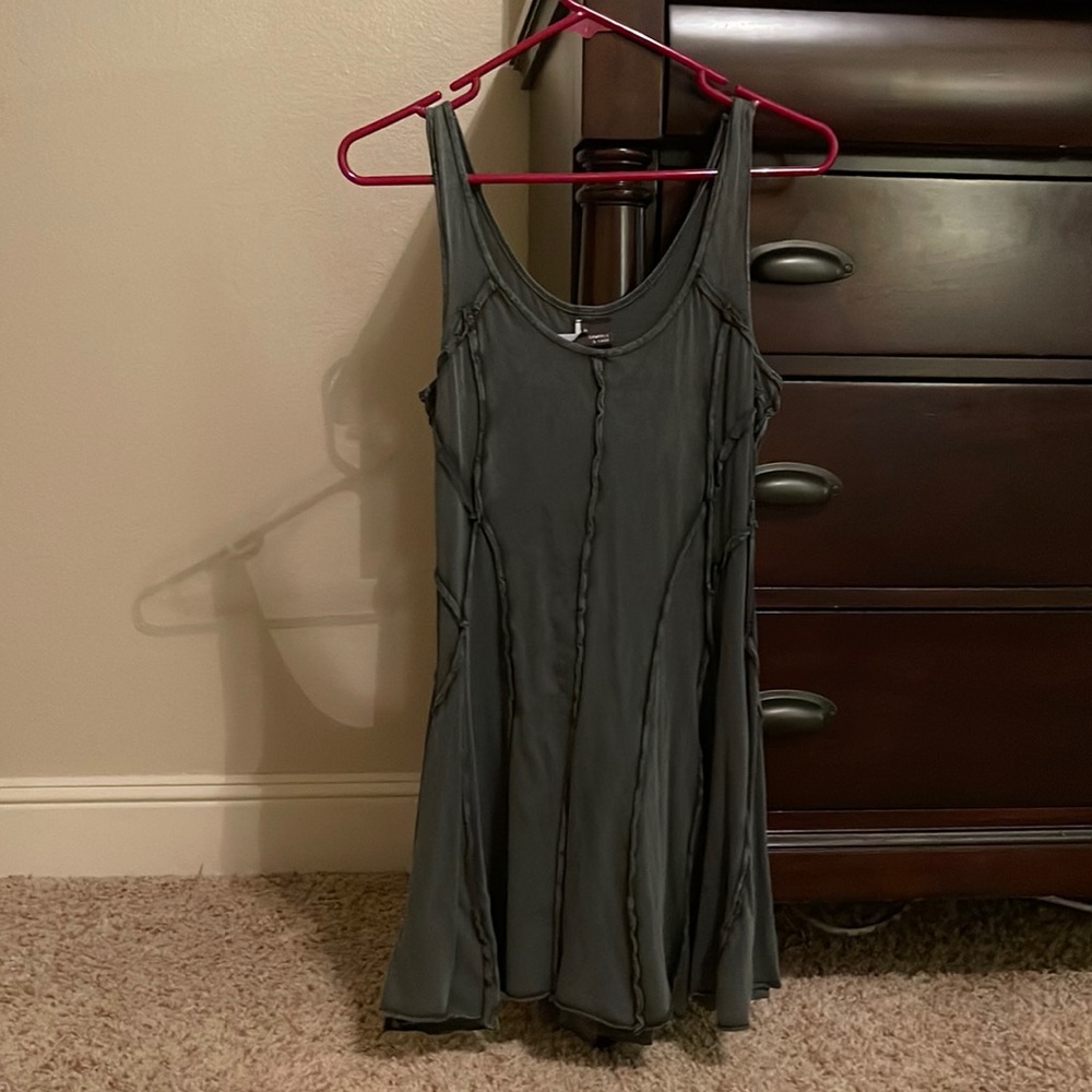 Boutique gray skater dress. Worn once. In excellent condition. Size XS.